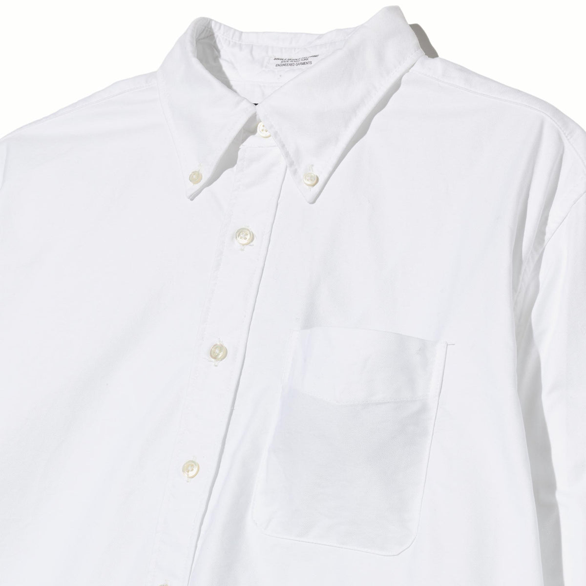 19 Century BD Shirt - White Cotton Oxford