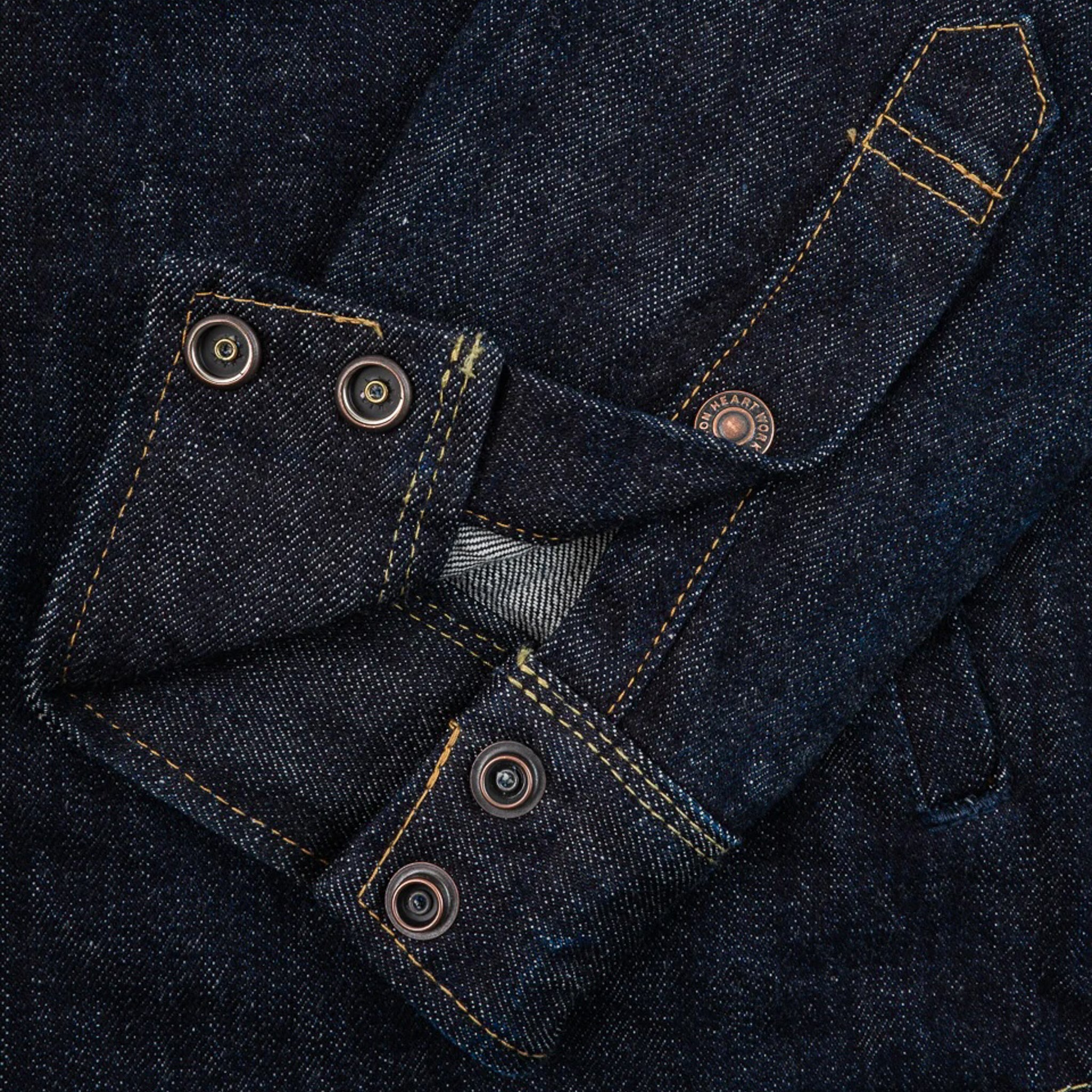 IHSH-427-IND 16oz Selvedge Denim CPO Shirt - Indigo