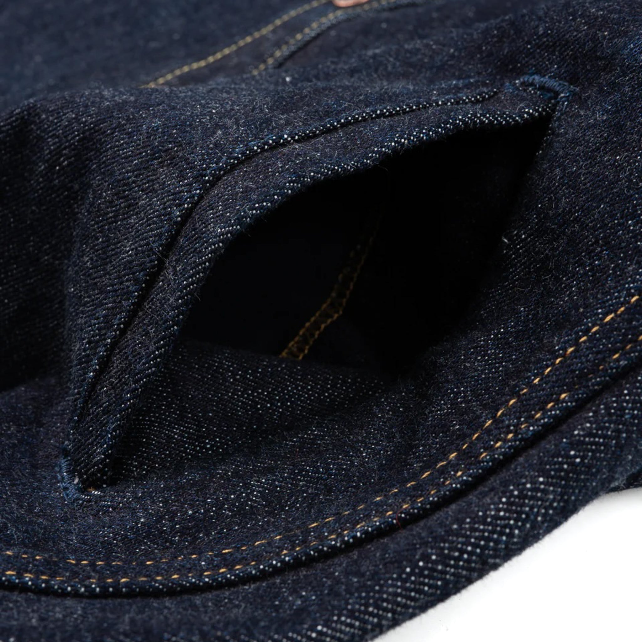 IHSH-427-IND 16oz Selvedge Denim CPO Shirt - Indigo