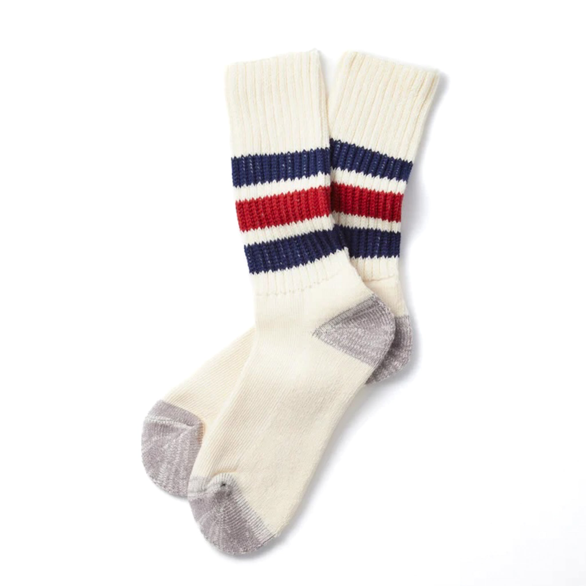 R1255 Coarse Ribbed - Navy/Dark Red