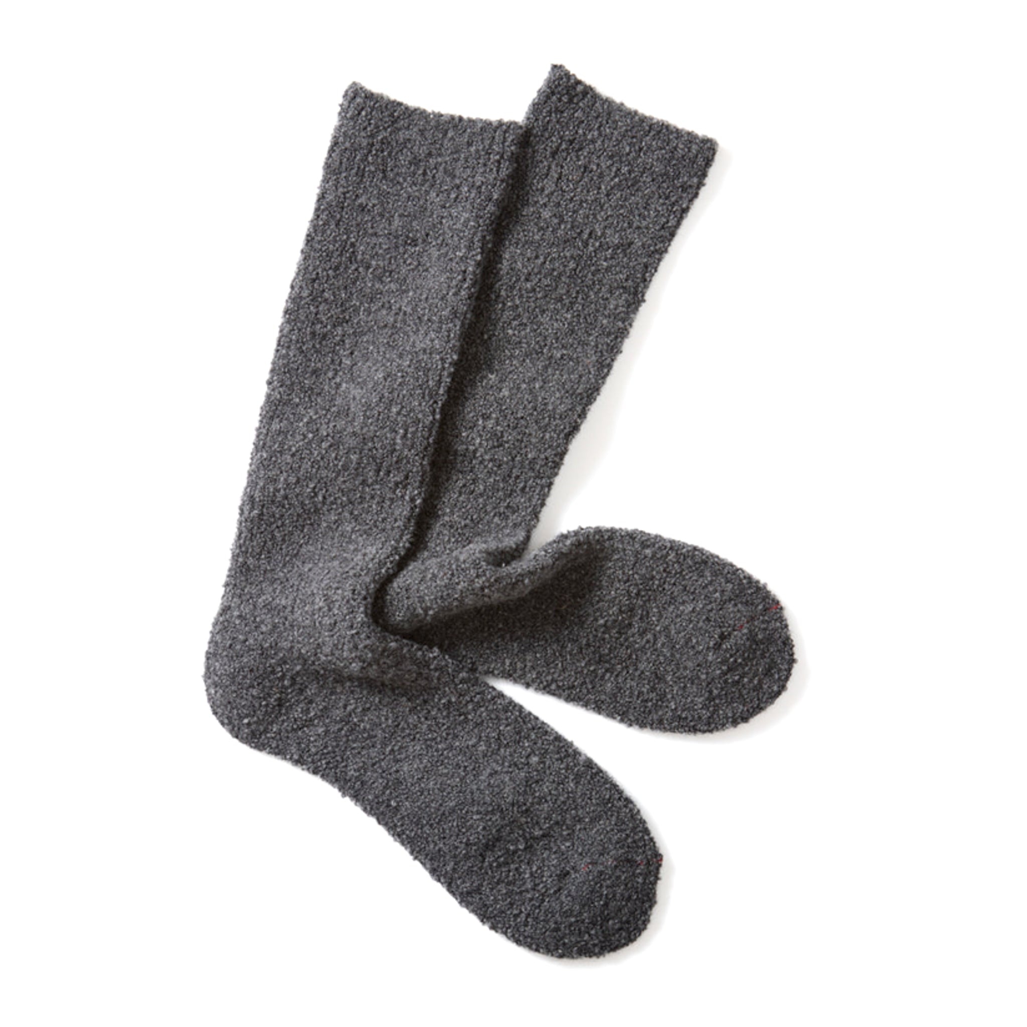 R1636 Merino Boucle Socks - D. Gray