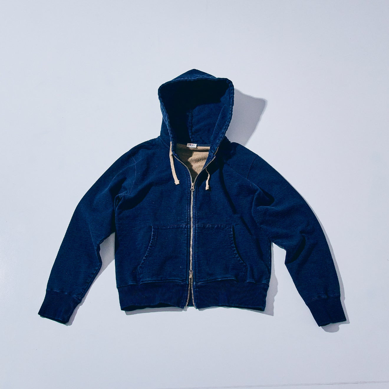 SIS25-102 Kakishibu Indigo Zip Up Hoodie