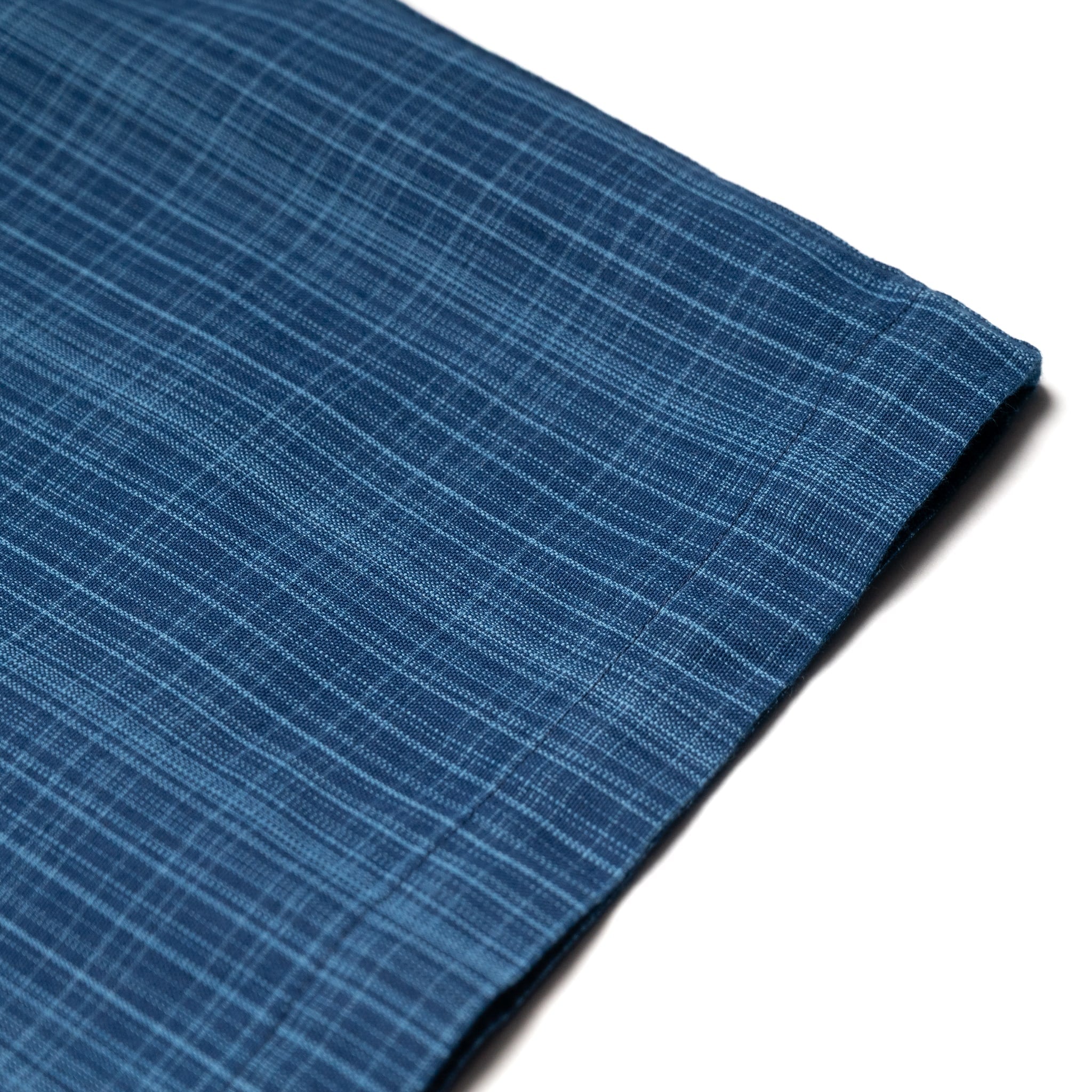 Vacation Shirt - Indigo Microcheck