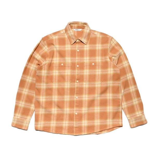 3sixteen Utility Shirt Amber Plaid Front