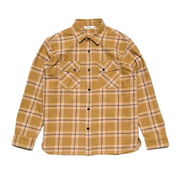 3Sixteen Crosscut Flannel Coyote Front
