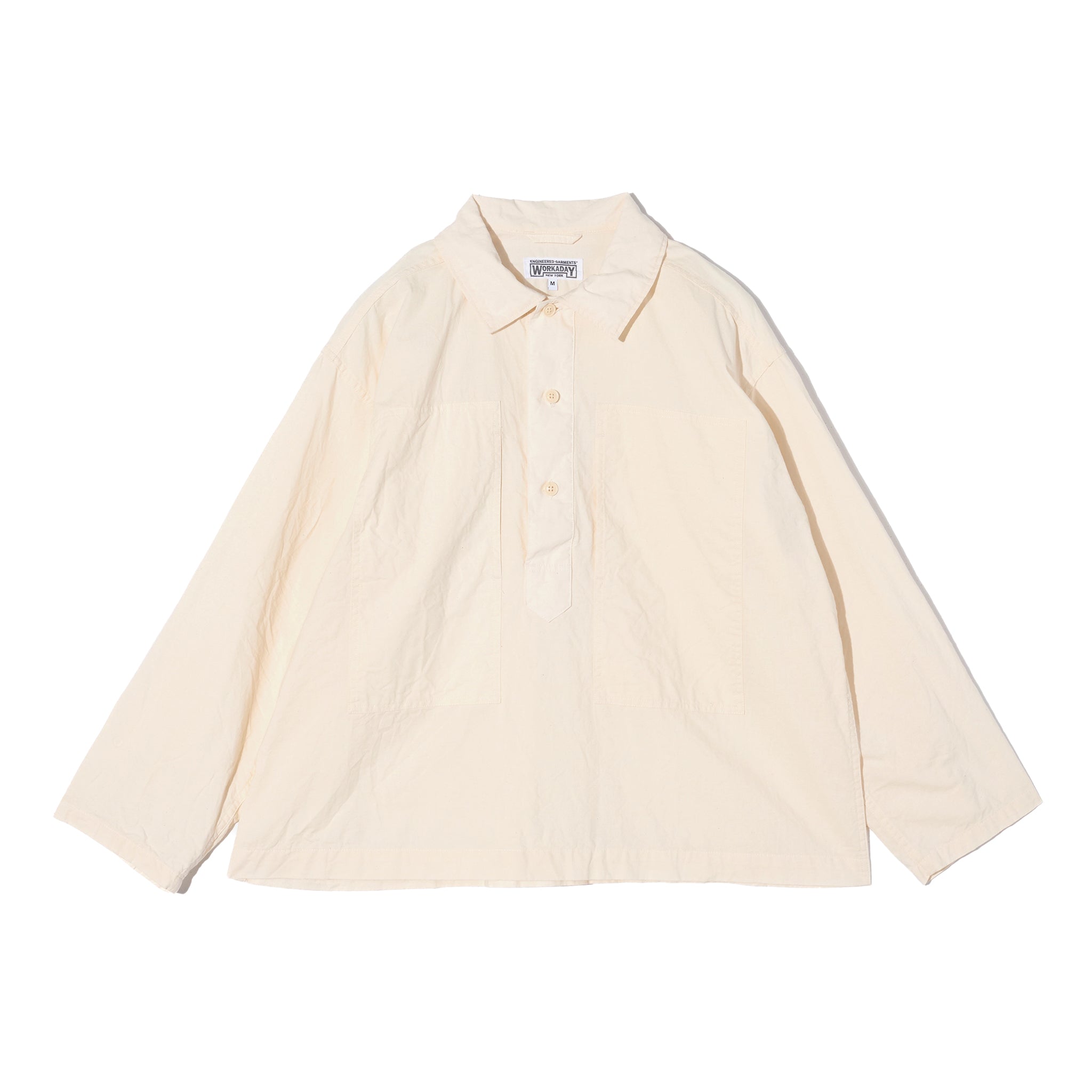 Army Popover Shirt - Natural Kona Cotton