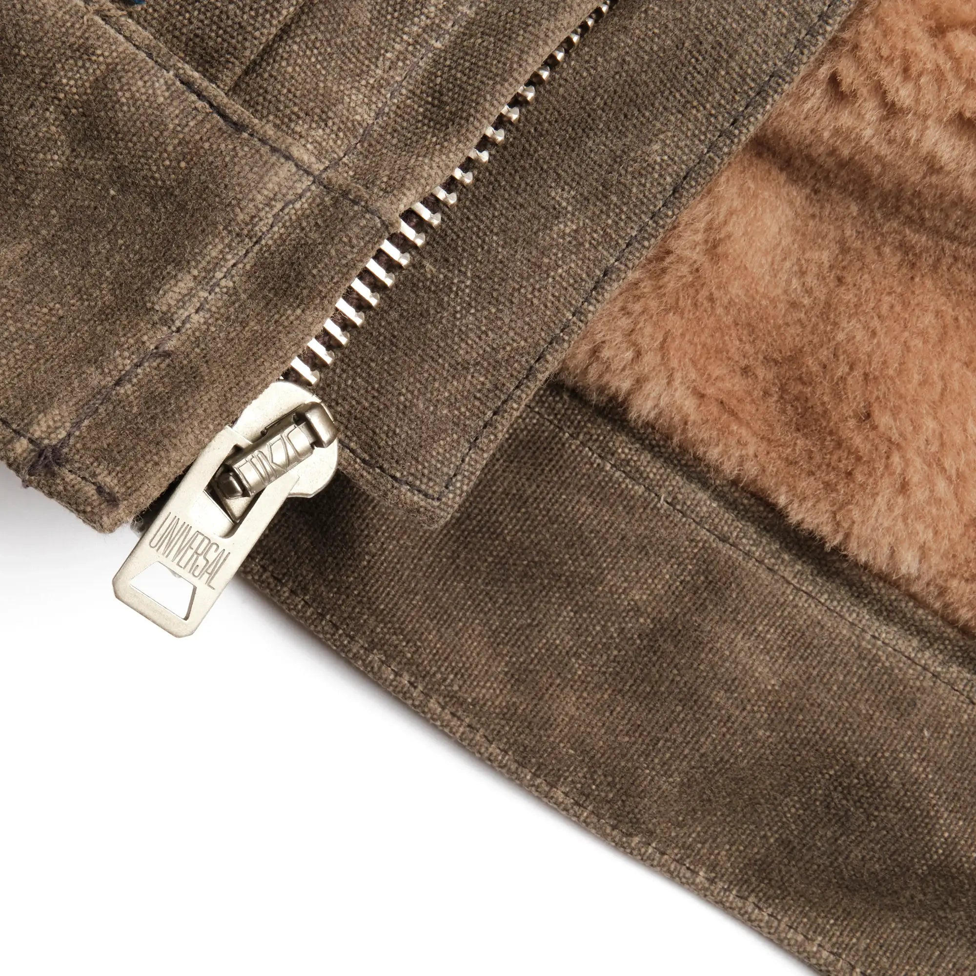 RJ-2 20oz Shearling Lined Waxed Canvas Jacket - Tobacco