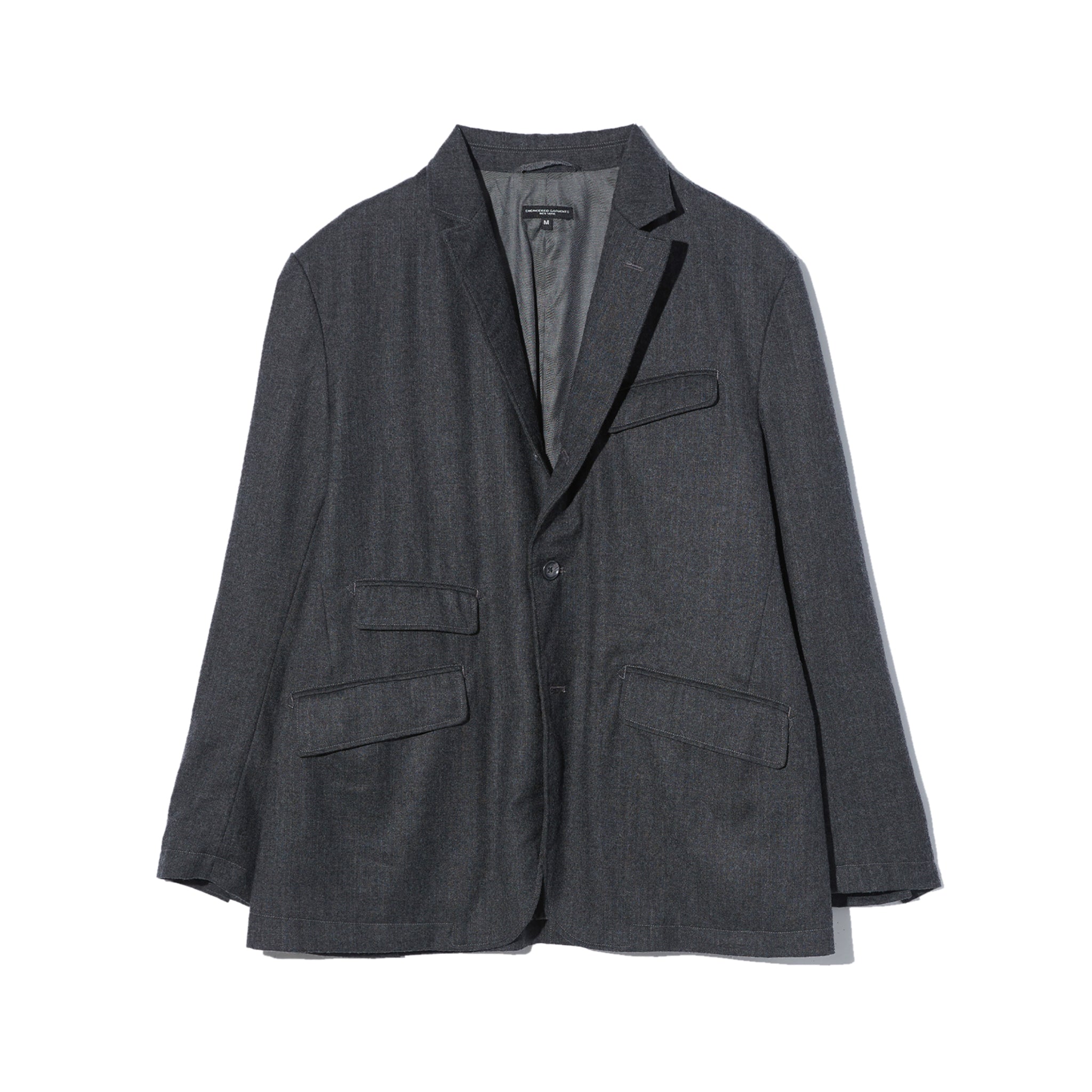 Andover Jacket - Charcoal High Count Worsted Wool