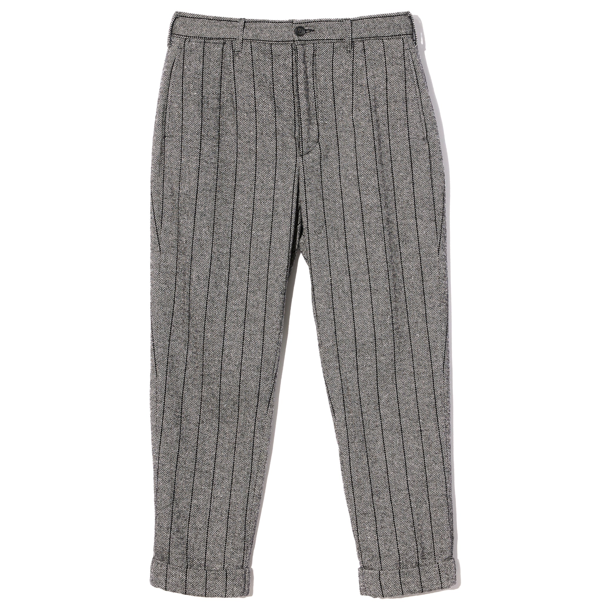 Andover Pant - Dark Grey Wool Striped HB