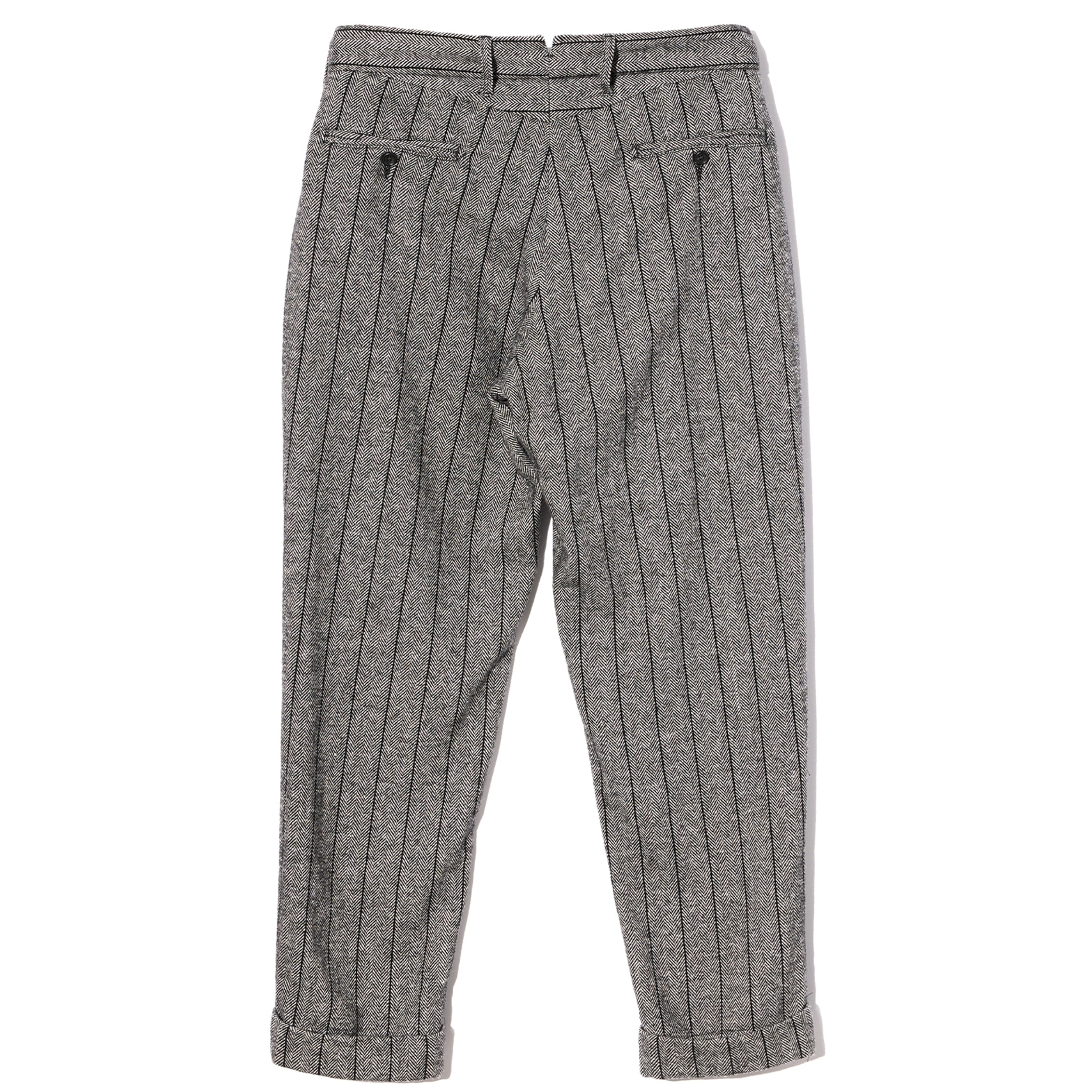 Andover Pant - Dark Grey Wool Striped HB