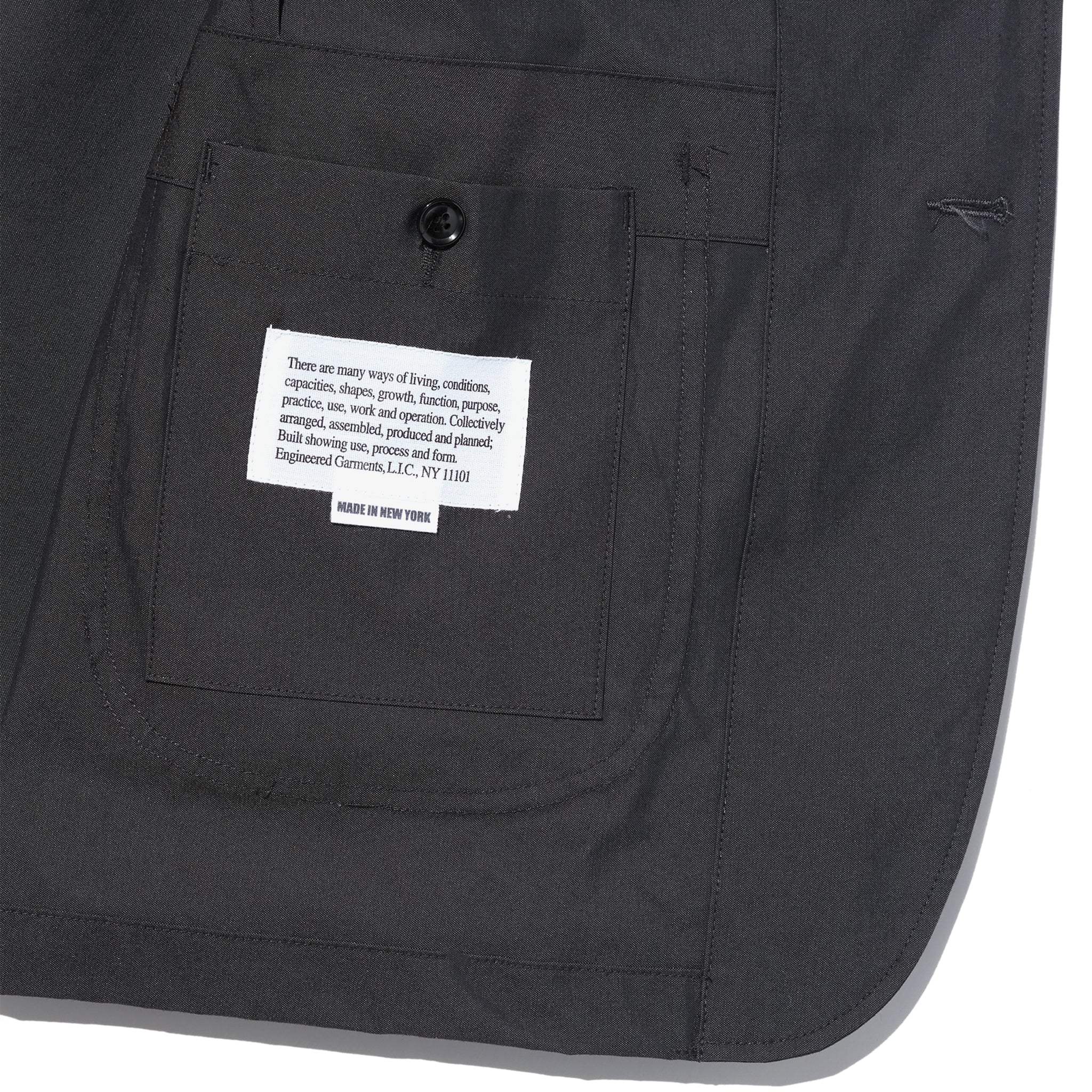 Bedford Jacket - Charcoal CP Weather Poplin