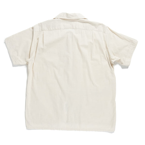 Camp Shirt Beige Cotton Handkerchief Rear