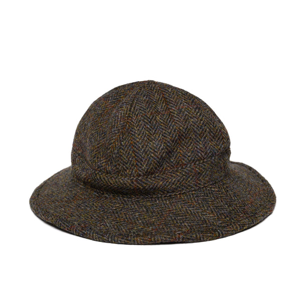 Harris Tweed Hat - Green