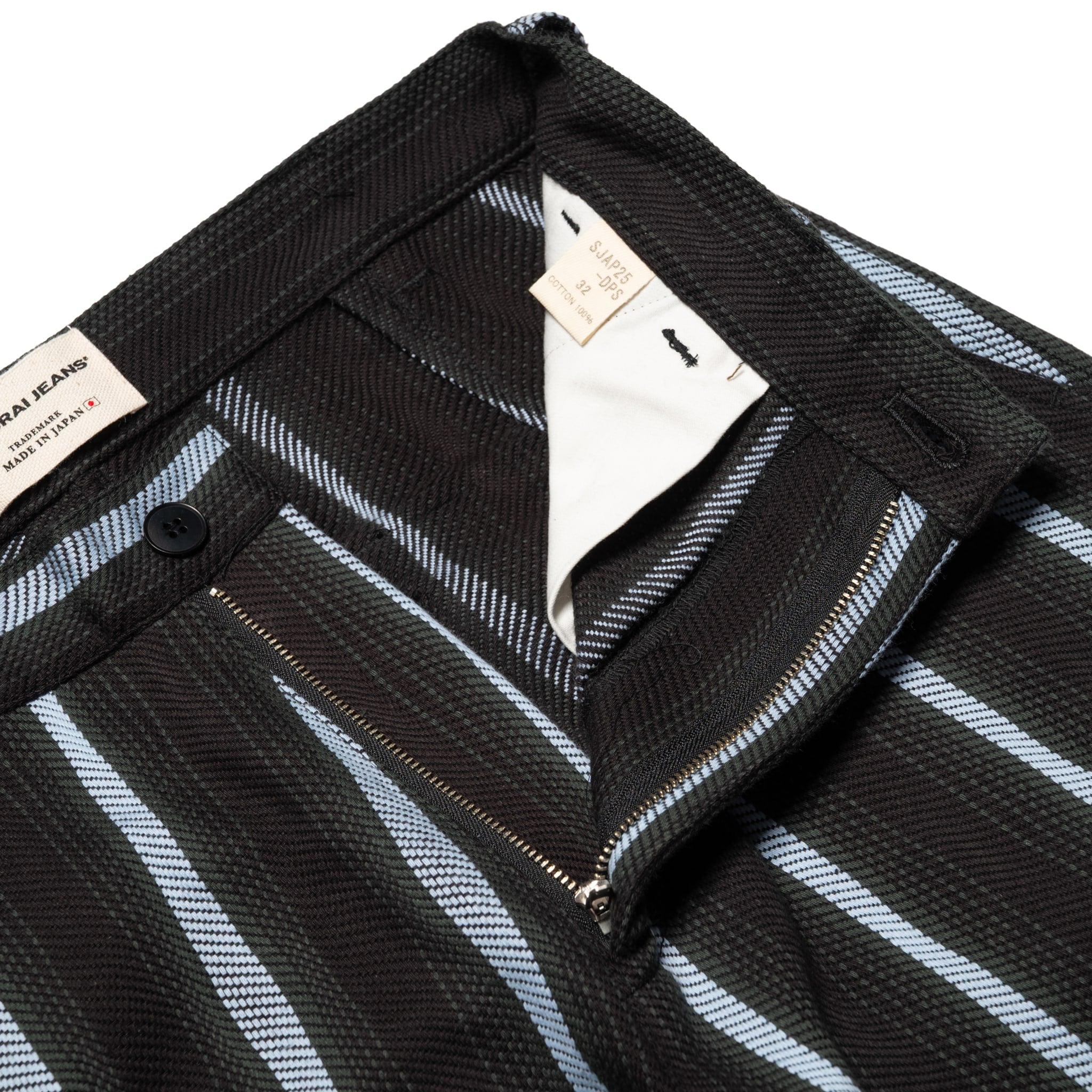 SJAP25-DPS Drunken Stripe 2 Way Pants - Black