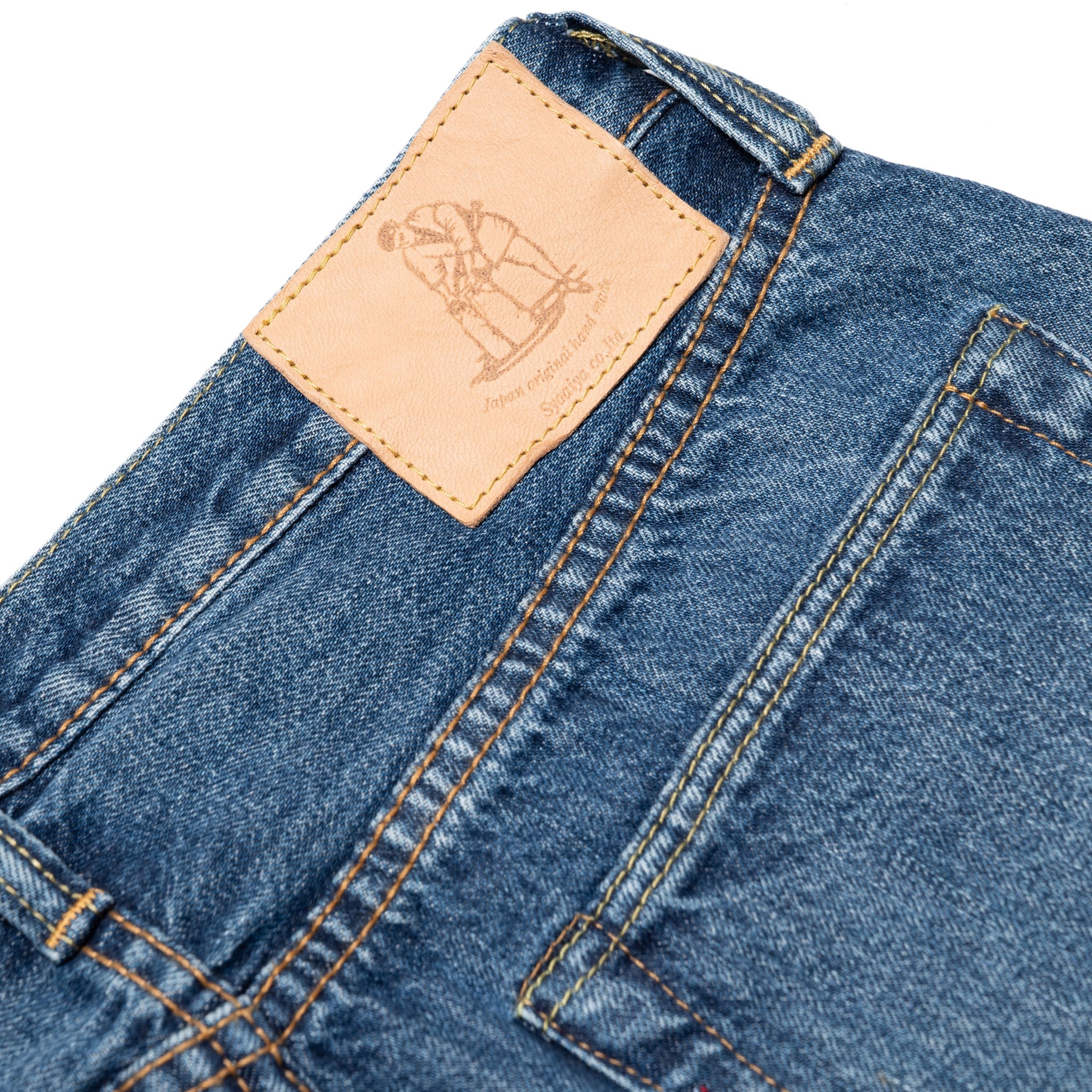 USED-019-ID Relaxed Taper 14oz Selvedge Denim - Used Wash