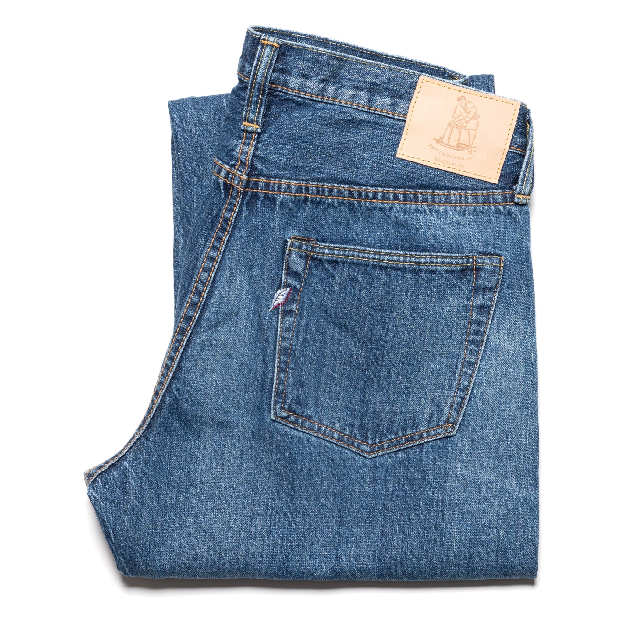 Pure Blue Japan USED-003-ID Regular Straight 14oz Selvedge Denim