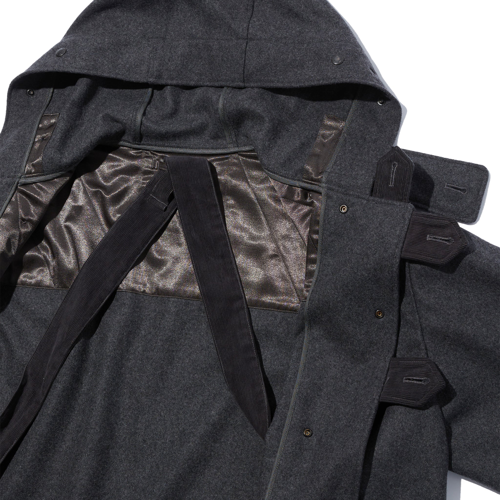 Duffle Coat - Grey 24oz Wool Melton
