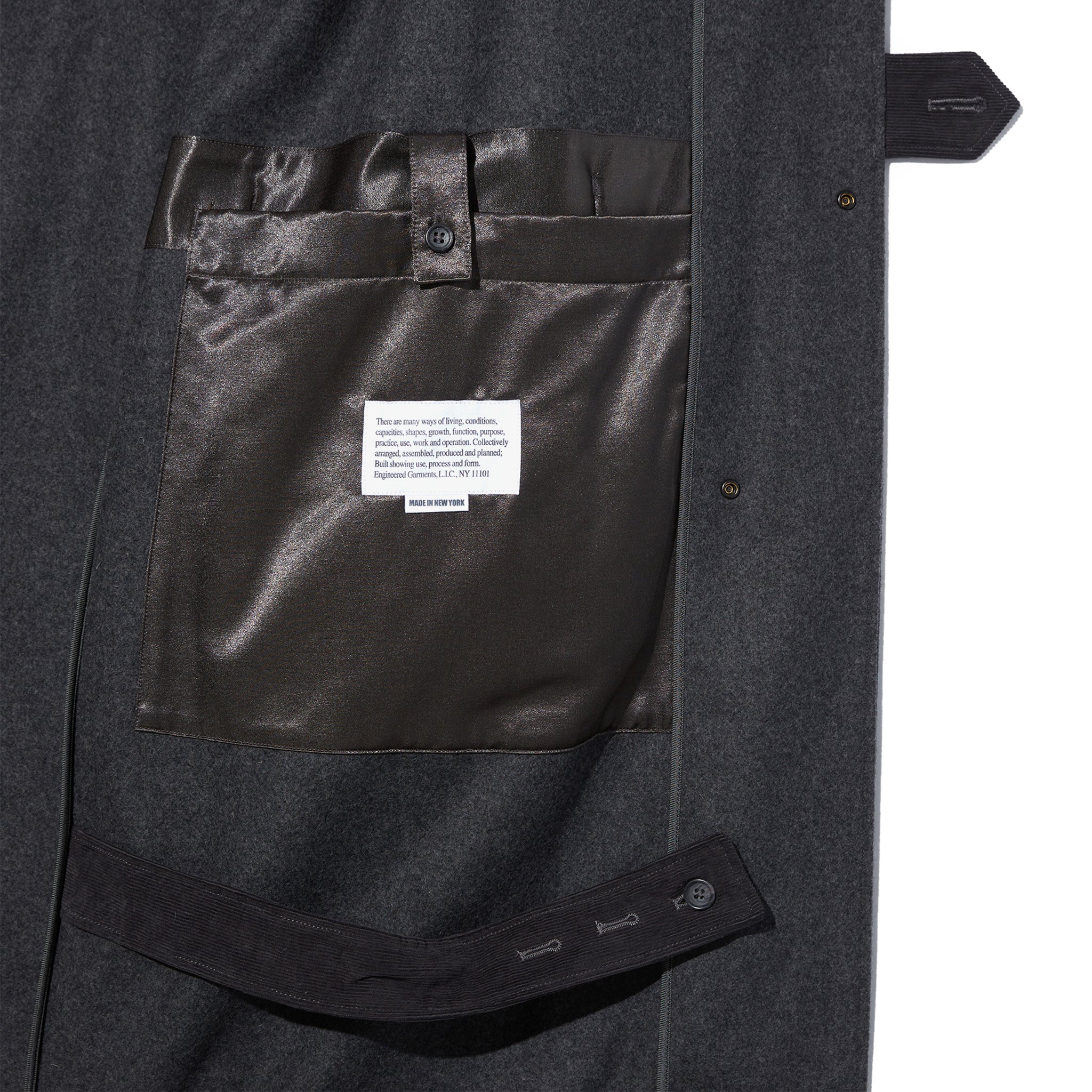 Duffle Coat - Grey 24oz Wool Melton