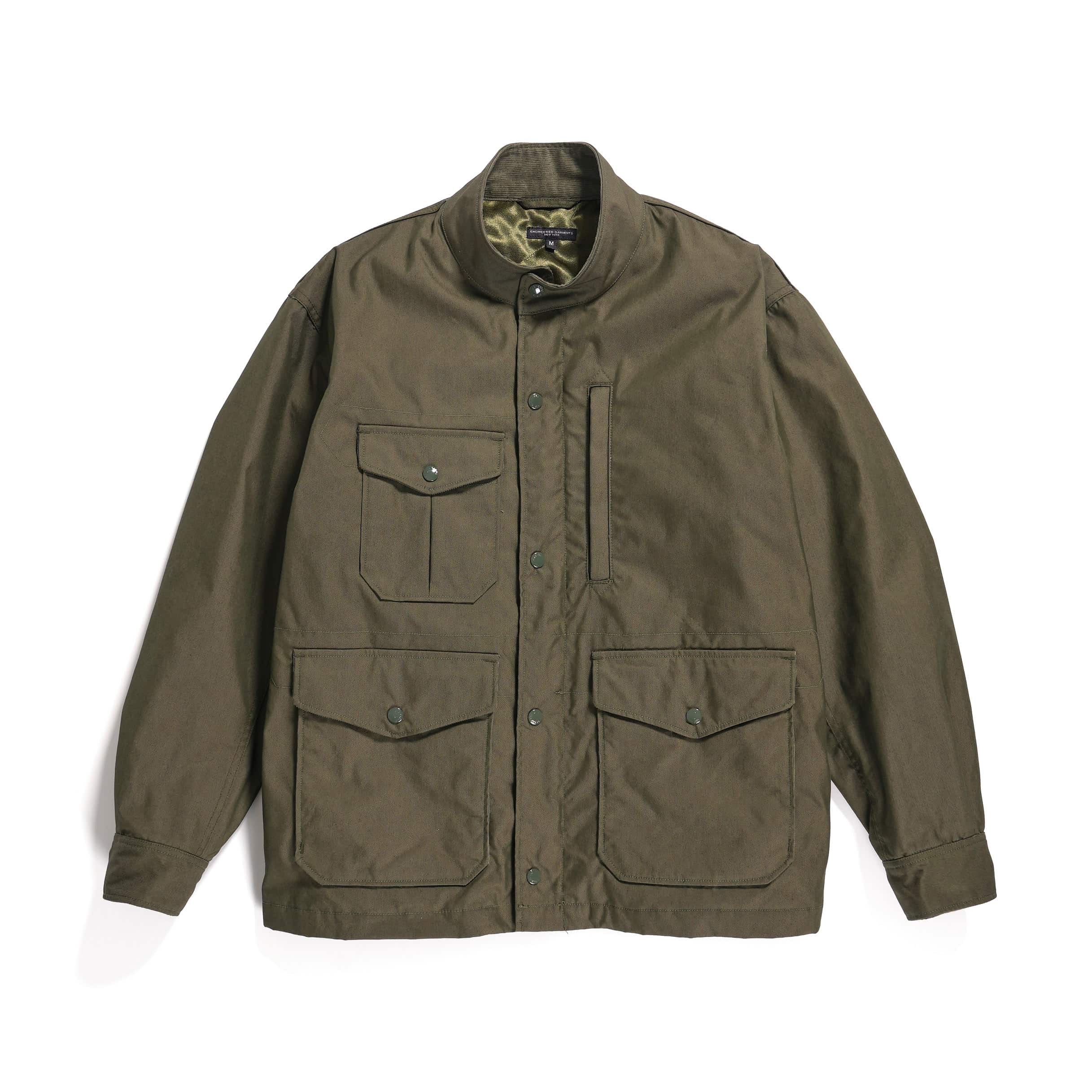 Engineered Garments Pathfinder Jacket Olive CP Weather Poplin