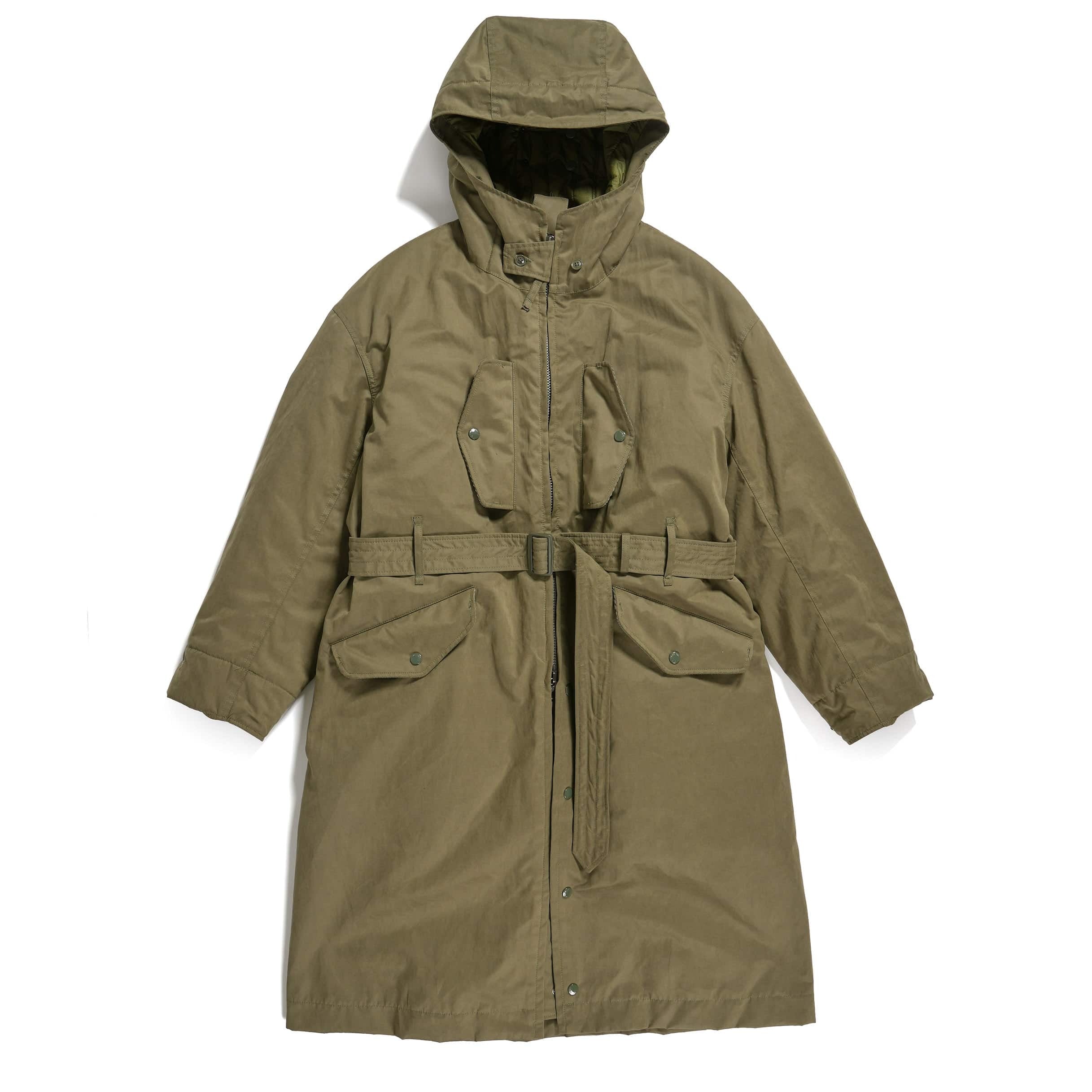 Engineered Garments | Storm Coat | Olive PC Coated Cloth