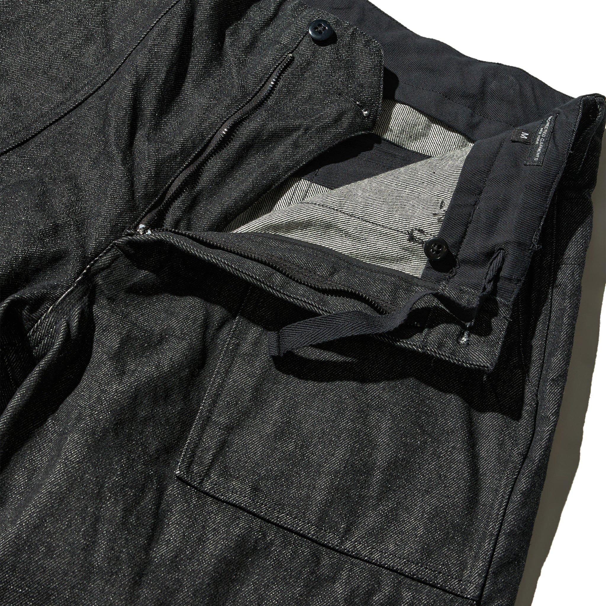 Fatigue Pant - Black 14oz Cone Denim