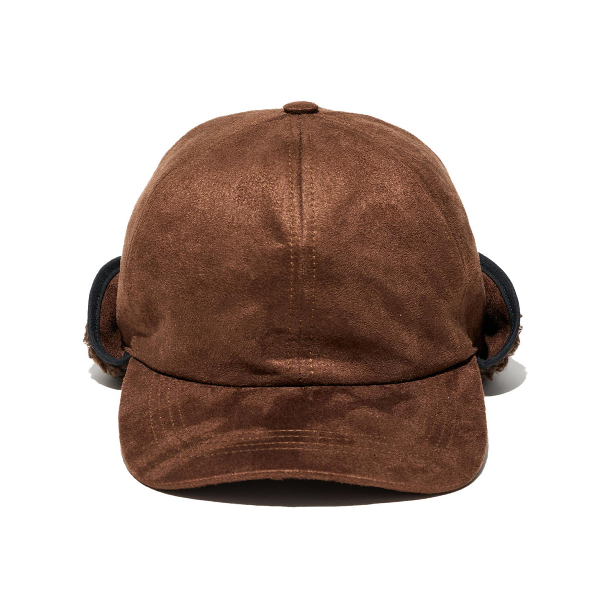 Hunting Cap - Brown Polyester Fake Suede