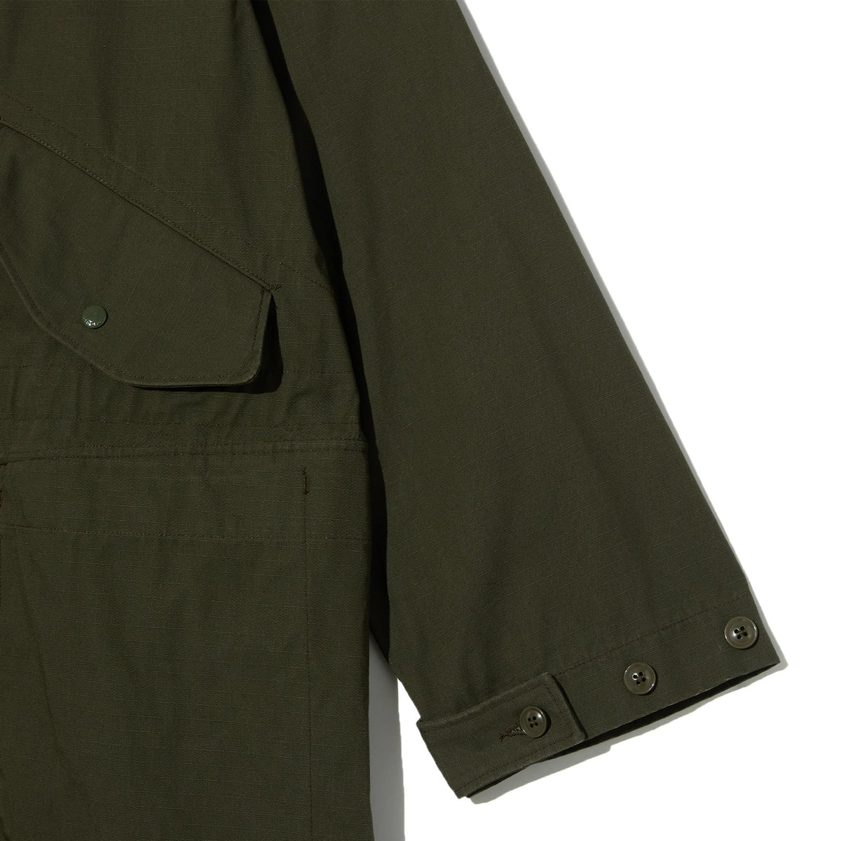 Highland Parka - Olive Heavyweight Cotton Ripstop