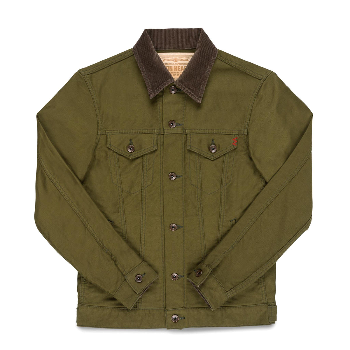 IH-526-ODG 12oz Whipcord Modified Type III Jacket - Olive Drab Green