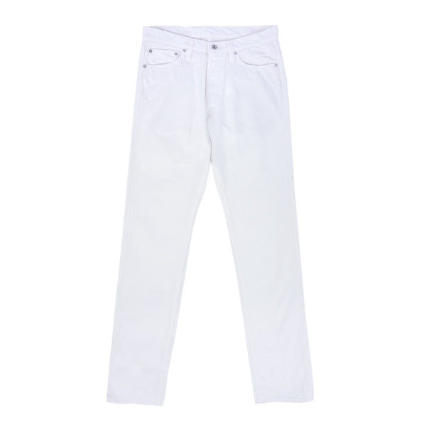 IH-888-WT 13.5oz Denim Medium/High Rise Tapered Cut Jeans - White