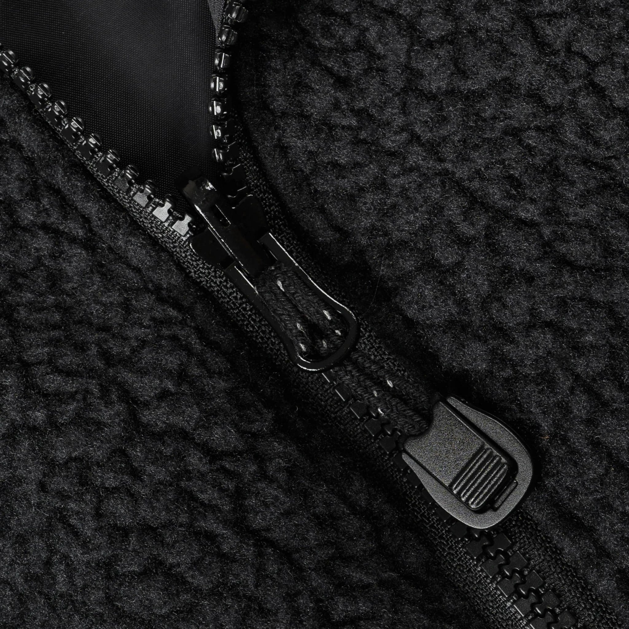 IHJ-157-BLK Reversible Fleece Jacket - Black