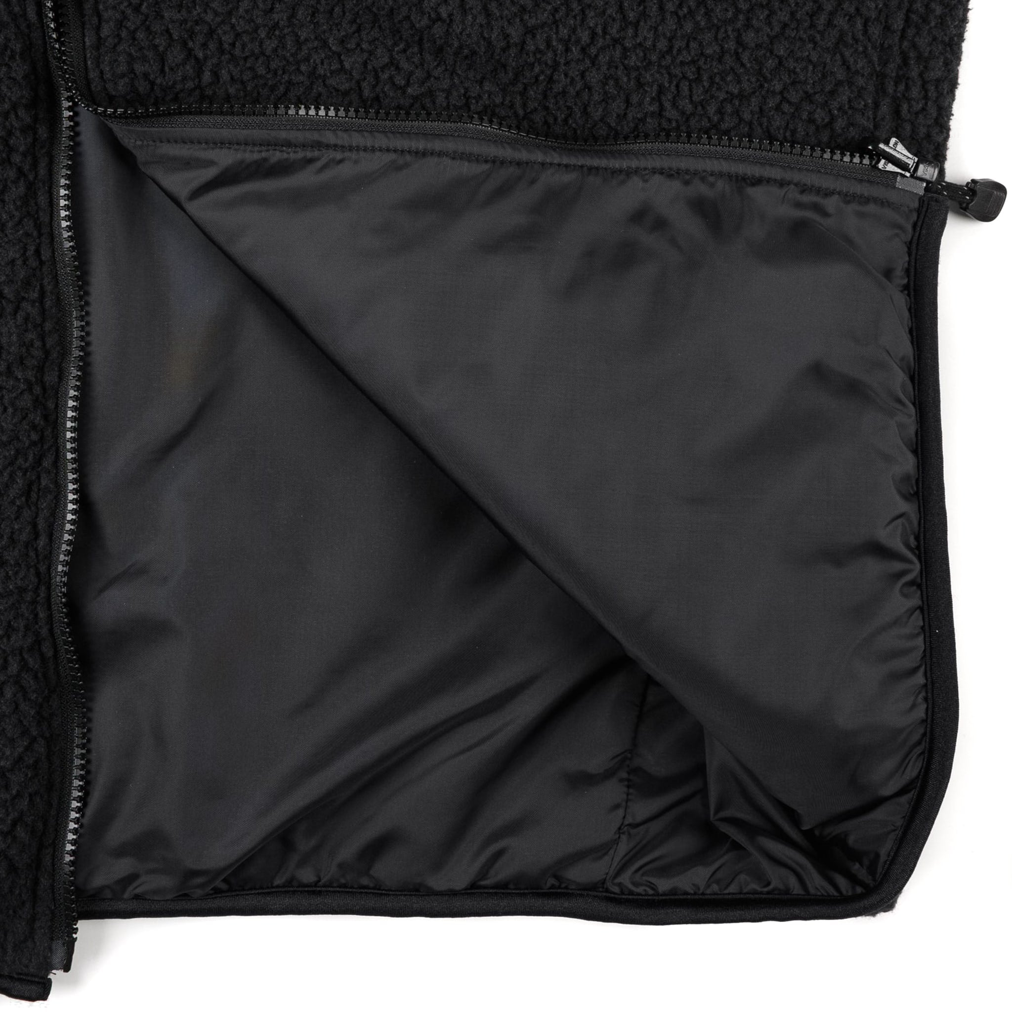 IHJ-157-BLK Reversible Fleece Jacket - Black