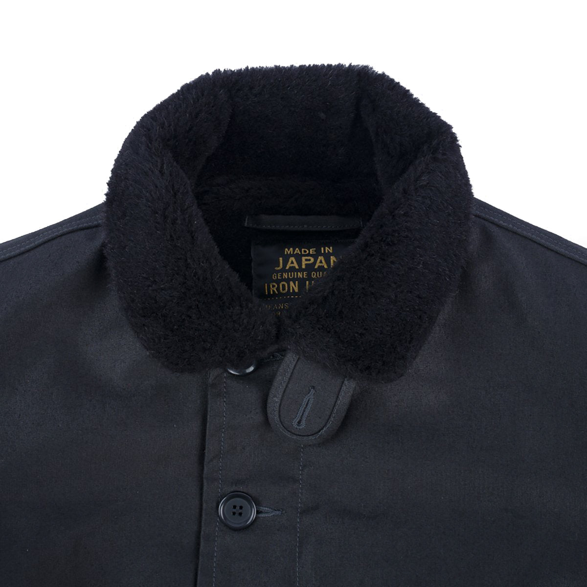 IHM-35-BLK Whipcord N1 Deck Jacket - Black