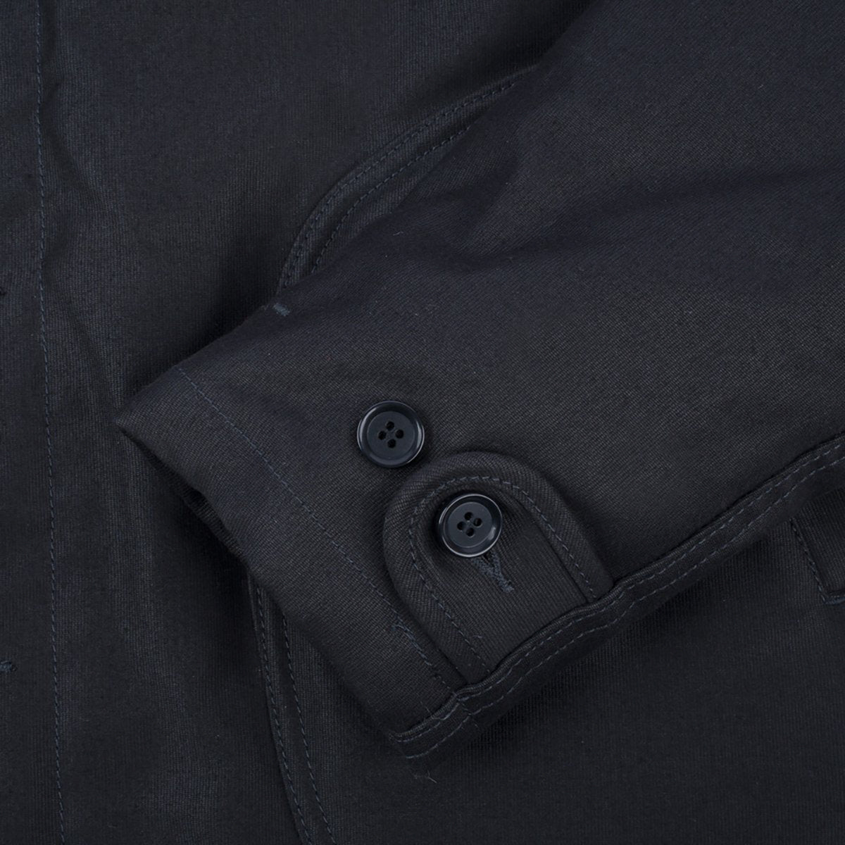 IHM-35-BLK Whipcord N1 Deck Jacket - Black