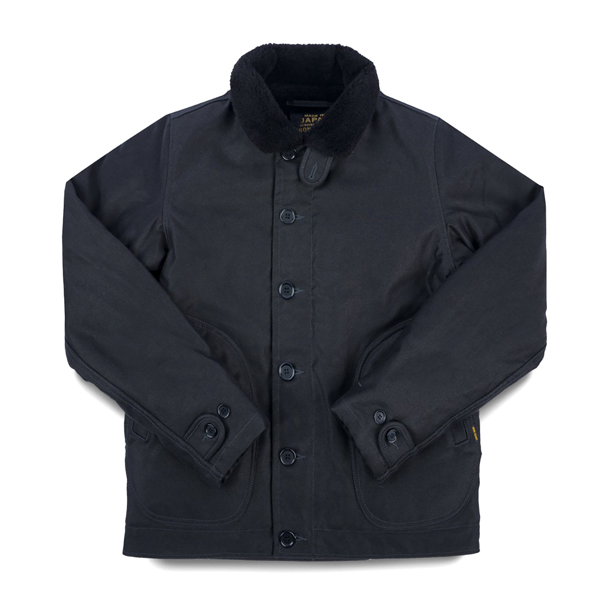 IHM-35-BLK Whipcord N1 Deck Jacket - Black