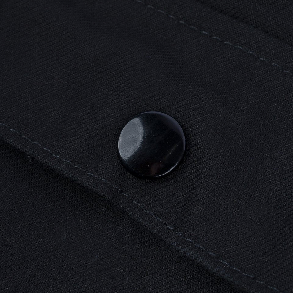 IHM-39-BLK Military Serge A2 Deck Jacket - Black