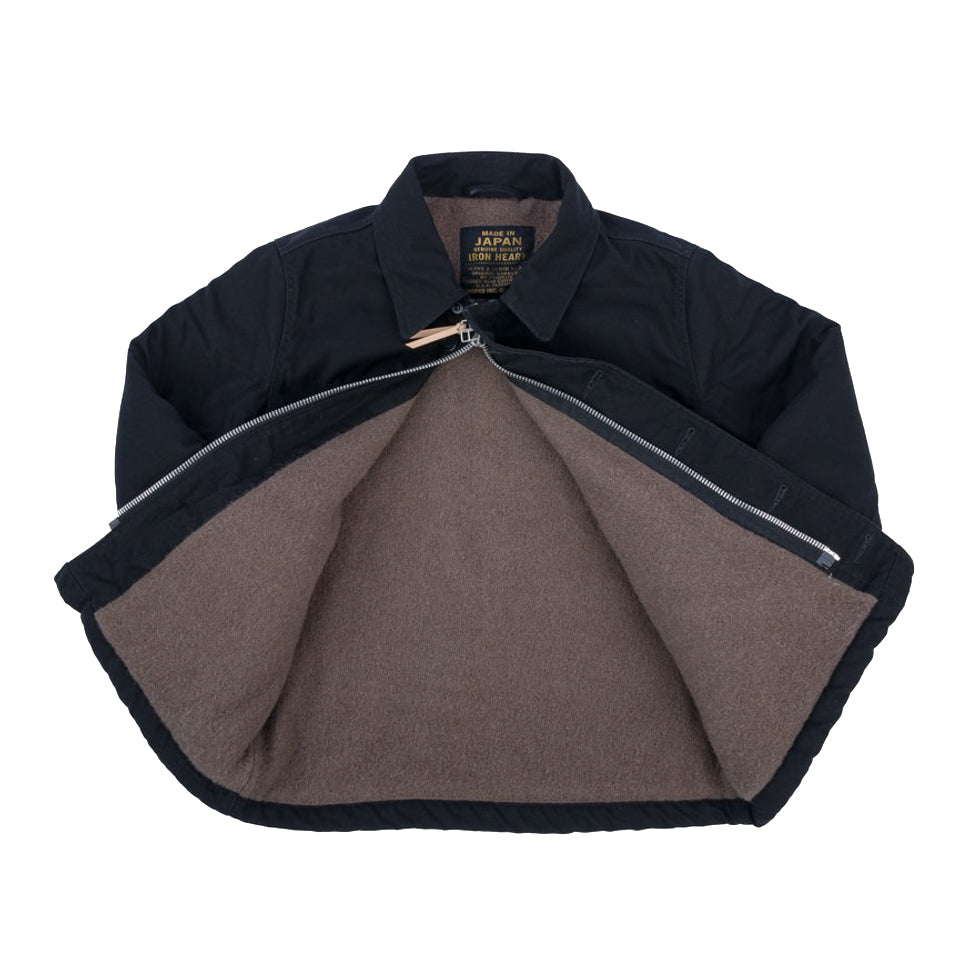 IHM-39-BLK Military Serge A2 Deck Jacket - Black