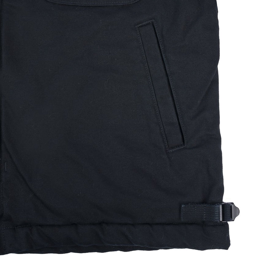 IHM-39-BLK Military Serge A2 Deck Jacket - Black