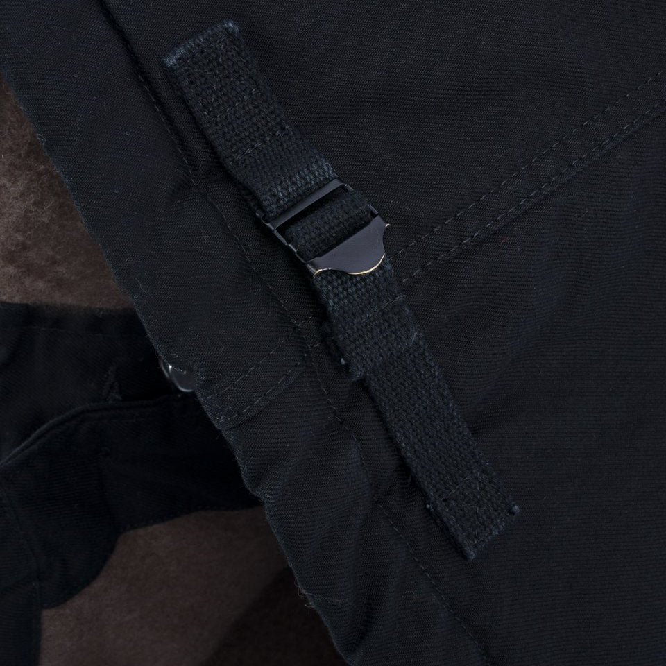 IHM-39-BLK Military Serge A2 Deck Jacket - Black