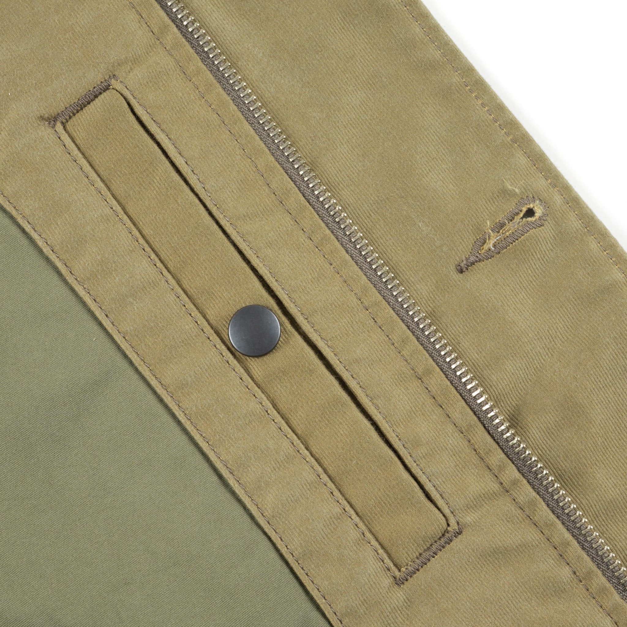 IHM-48-KHA 12oz Whipcord Lightweight N1 Deck Jacket - Khaki