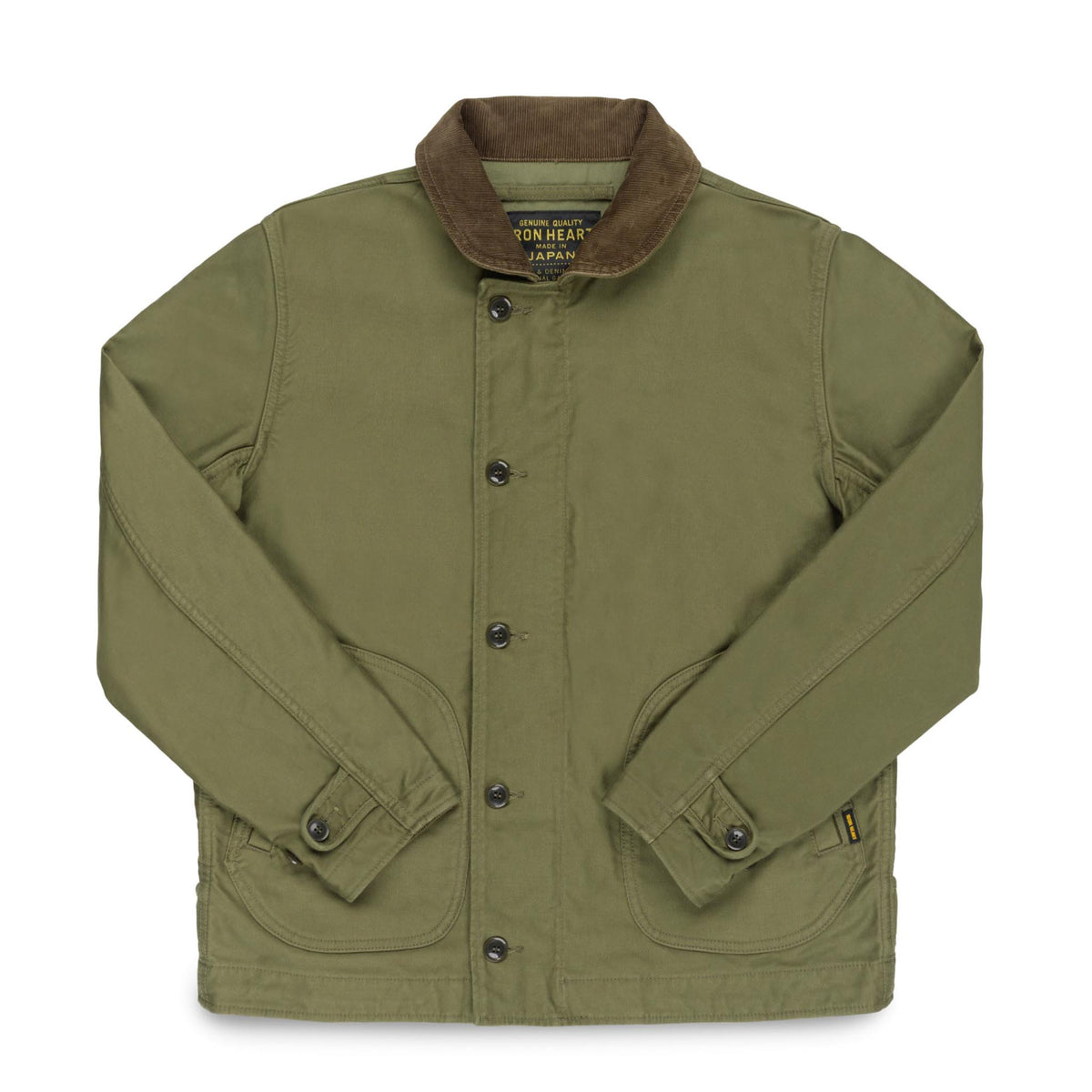 IHM-53-ODG 12oz Whipcord Lightweight N1 Deck Jacket - Olive Drab Green