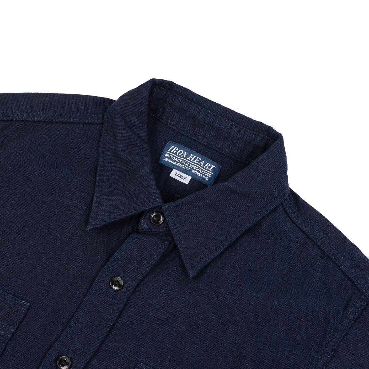 IHSH-358-IND - 5oz Dobby Cloth Work Shirt - Indigo