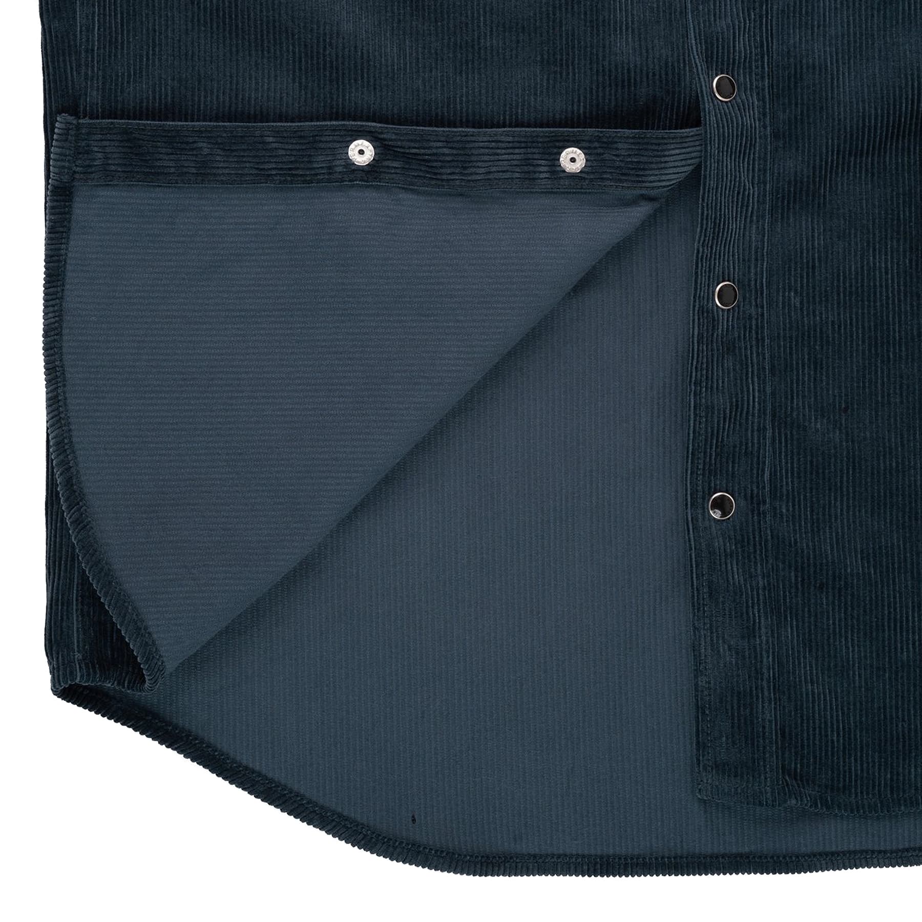 IHSH-398-NAV 11oz Corduroy Western Shirt - Navy