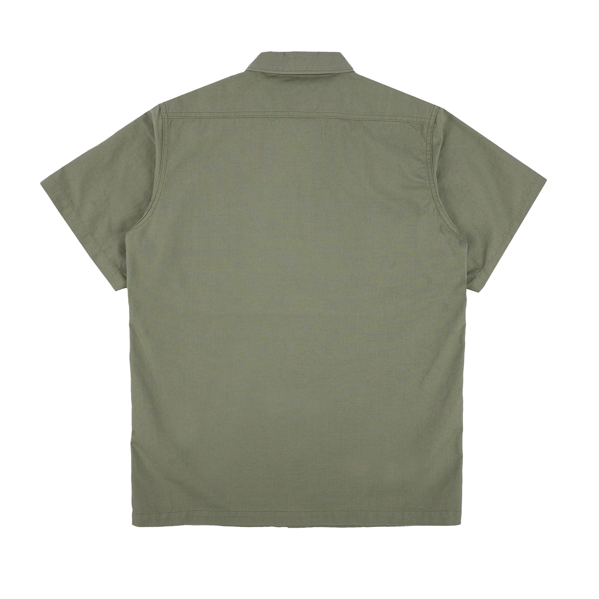 IHSH-415-GRN 8oz Ripstop Short Sleeved Mechanic Shirt - Green