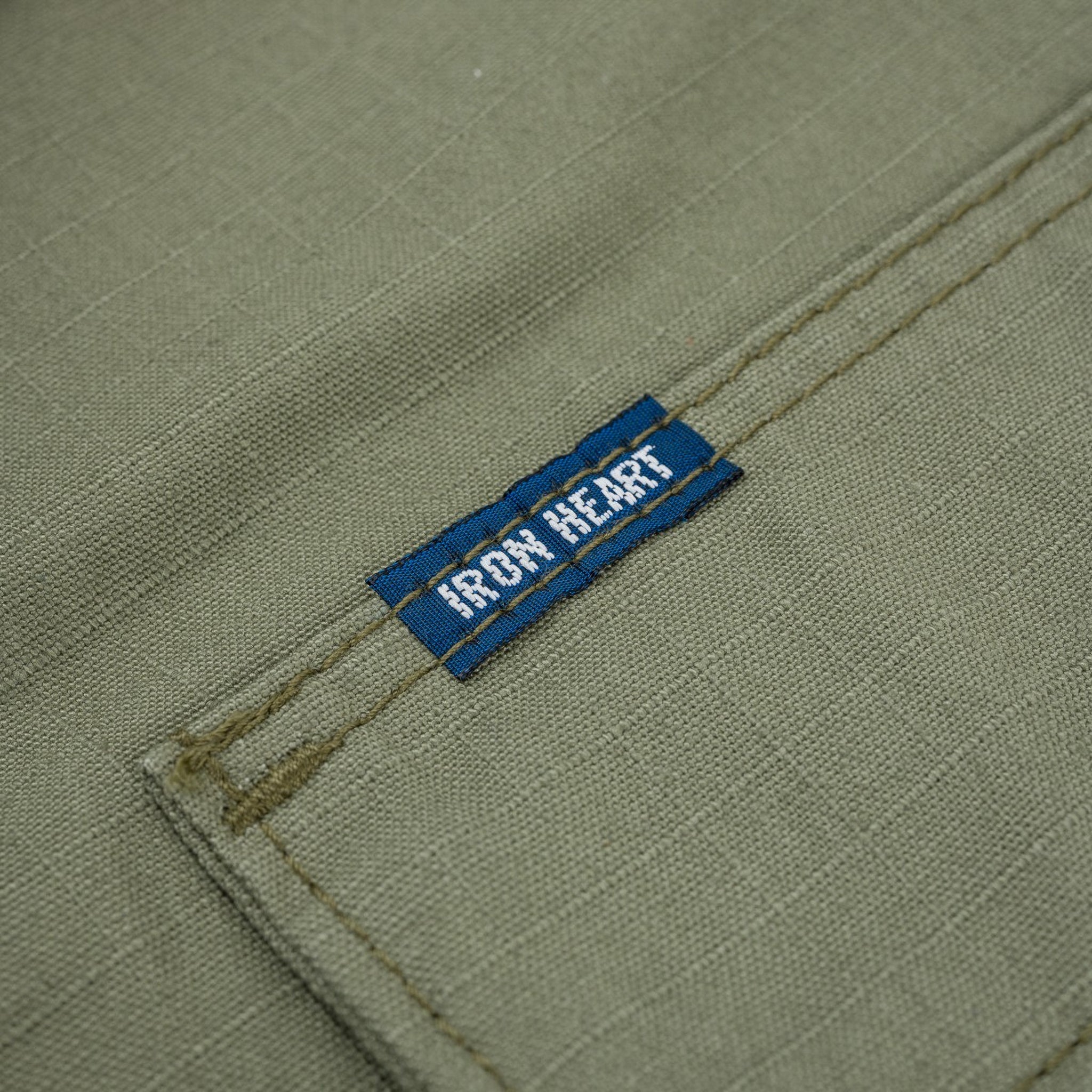 IHSH-415-GRN 8oz Ripstop Short Sleeved Mechanic Shirt - Green