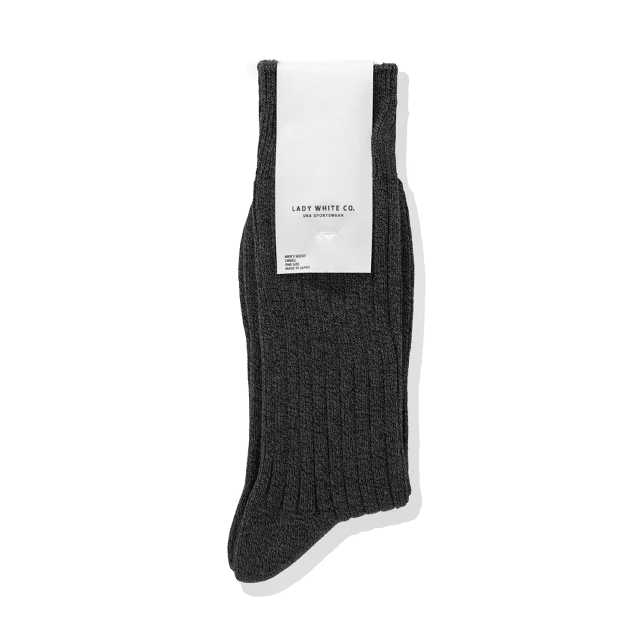 LW002 LWC Socks - Black Melange
