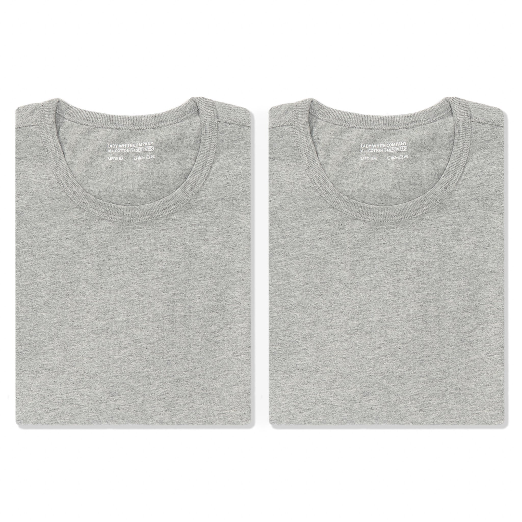 LW101T Our T-Shirt 2 Pack - Heather Grey