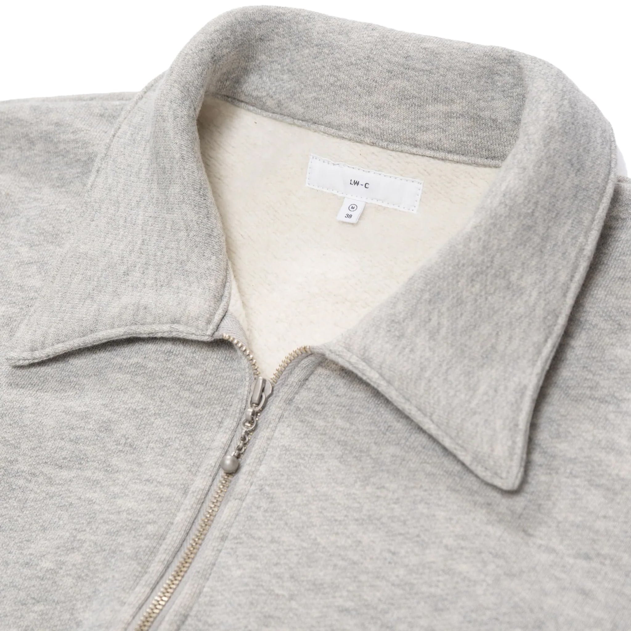 LW626CW Quarter Zip Sweatshirt - Heather Grey