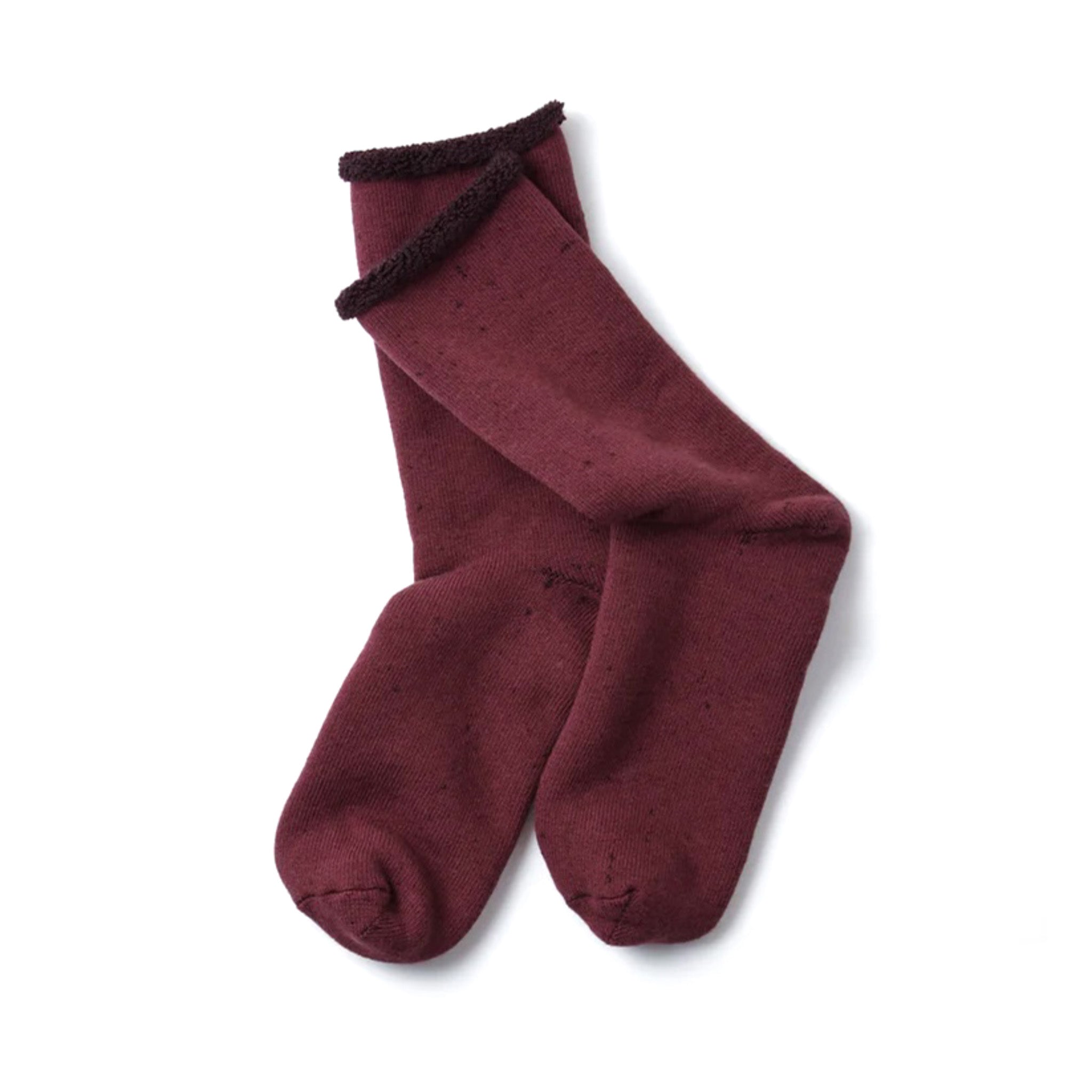 R1434 Double Face Cozy - Wine/Bordeaux