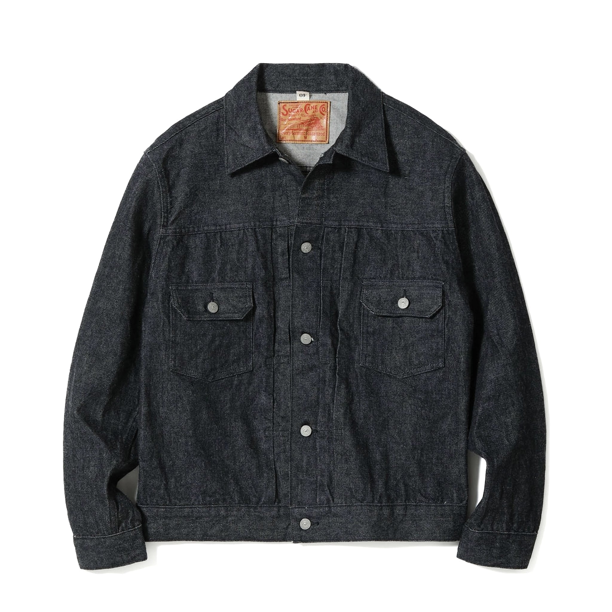 Sugar Cane SC15650 14.25oz Black Selvedge Denim Jacket 1953