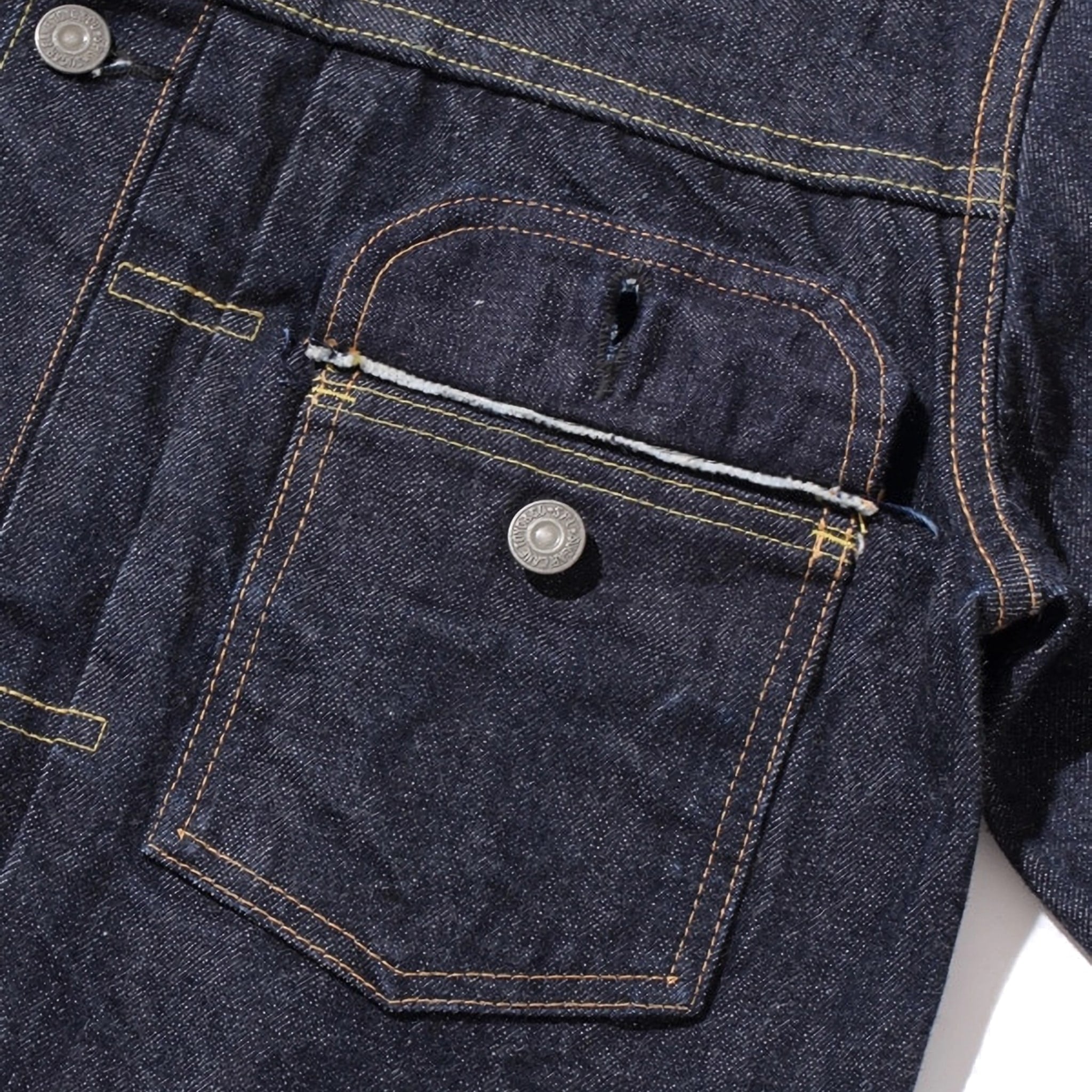 SC11953A 14.25oz Selvedge Denim 1953 Type II Jacket